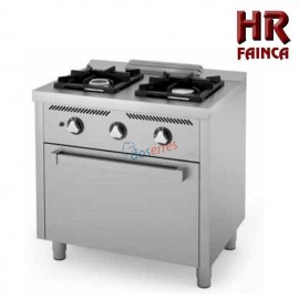 Cocina de 2 fuegos con horno HR Fainca