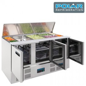 Mesa refrigerada para ensaladas Polar
