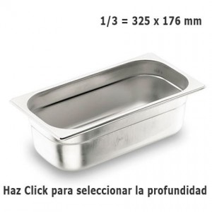 Cubeta Gastronorm 1/3