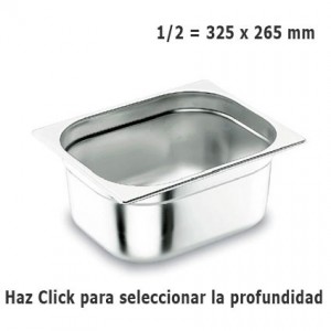 Cubeta Gastronorm 1/2