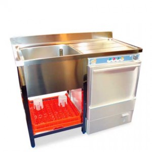 Fregadero con escurridor para lavaplatos derecha