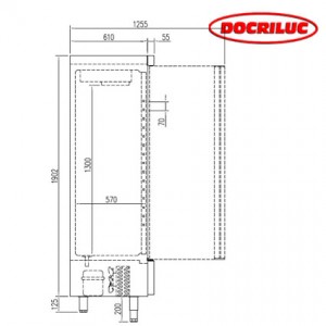 Armario Refrigeración 2 puertas Docriluc
