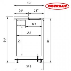 medidas Botellero Inox 100 Docriluc