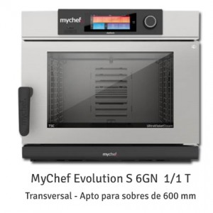 Horno Mychef transversa de 6 gn