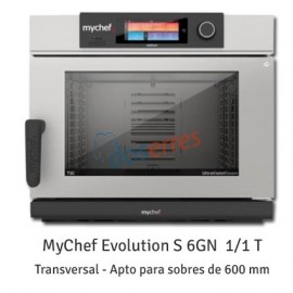Horno Mychef transversa de 6 gn