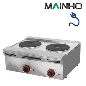 Cocina eléctrica de 2 fuegos Mainho