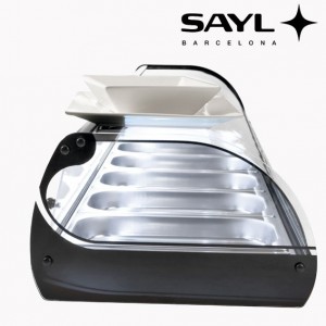 Lateral de la vitrina tapas standard Sayl