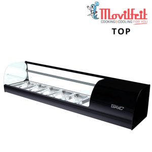 Vitrina doble para tapas Movifrit