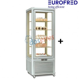 Armario 4 caras de cristal refrigerado Prisma 400