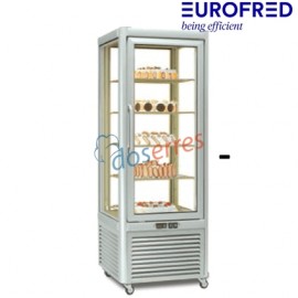 Armario 4 caras de cristal CONGELACION Prisma 400