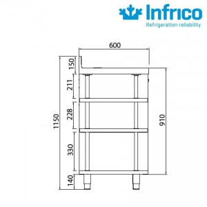 Mueble cafetero medidas