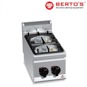 Cocina de 2 fuegos bertos sobremesa