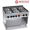 Cocina de 6 fuegos y horno gama 900 de bertos