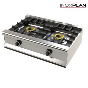 Cocina de sobremesa de 2 fuegos.