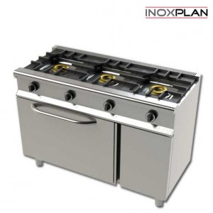Cocina con horno económica de 3 fuegos