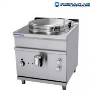 Marmita a gas 100 litros fondo 900