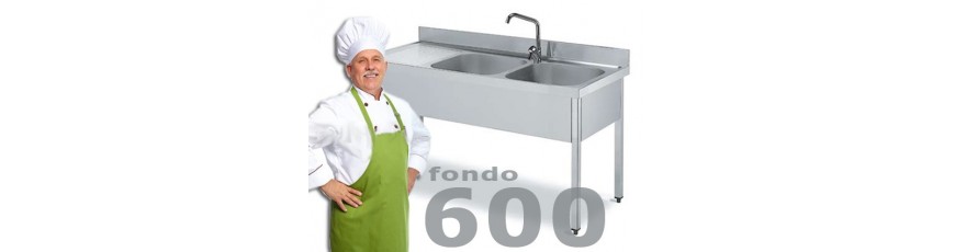 Fregaderas industriales de fondo 600 mm