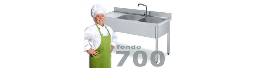 Fregaderas Industriales de fondo 700 mm